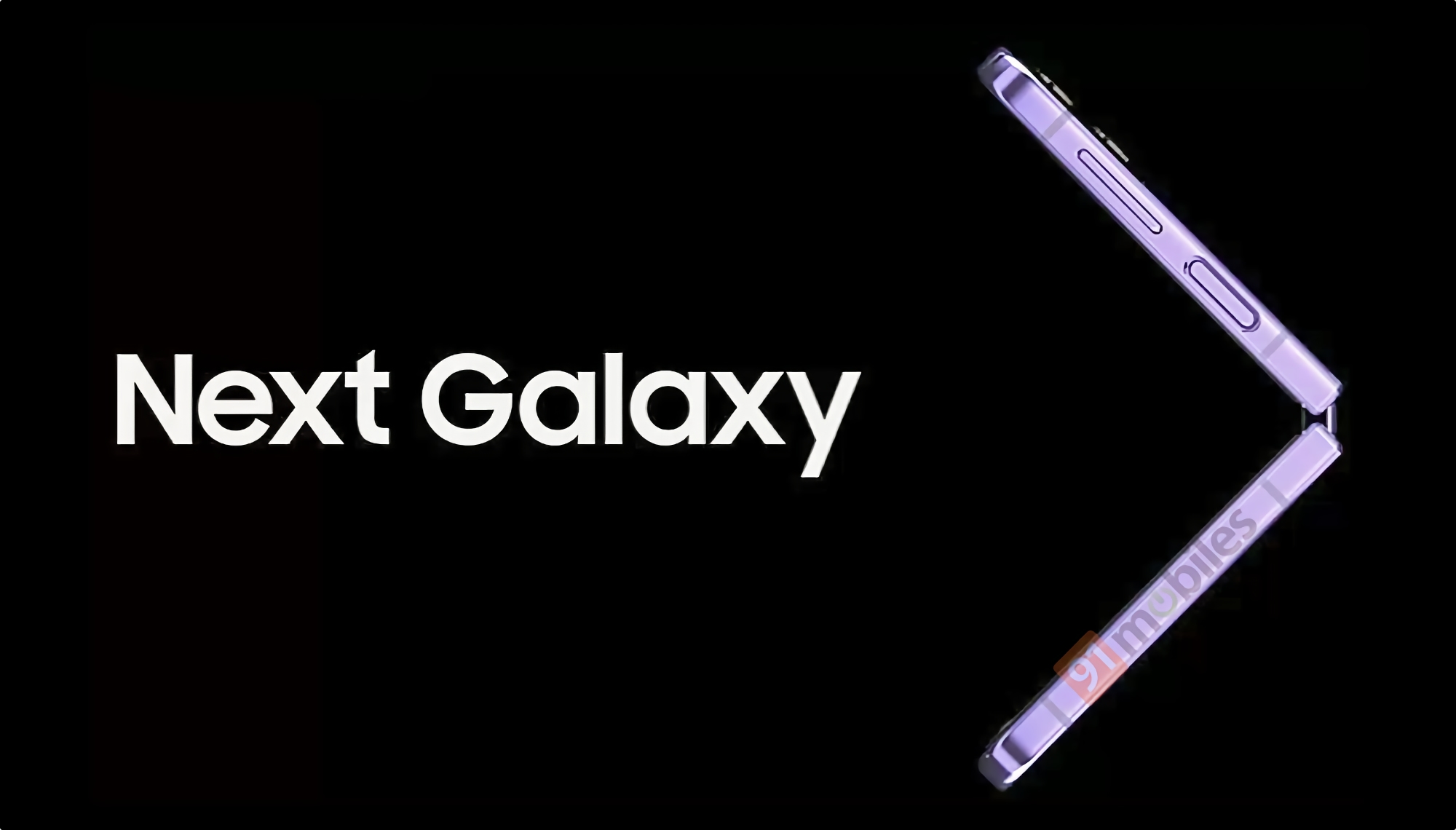 Des rendus officiels du Galaxy Z Flip 4 (aka Galaxy Flip 4) en Bora Purple ont fait surface en ligne