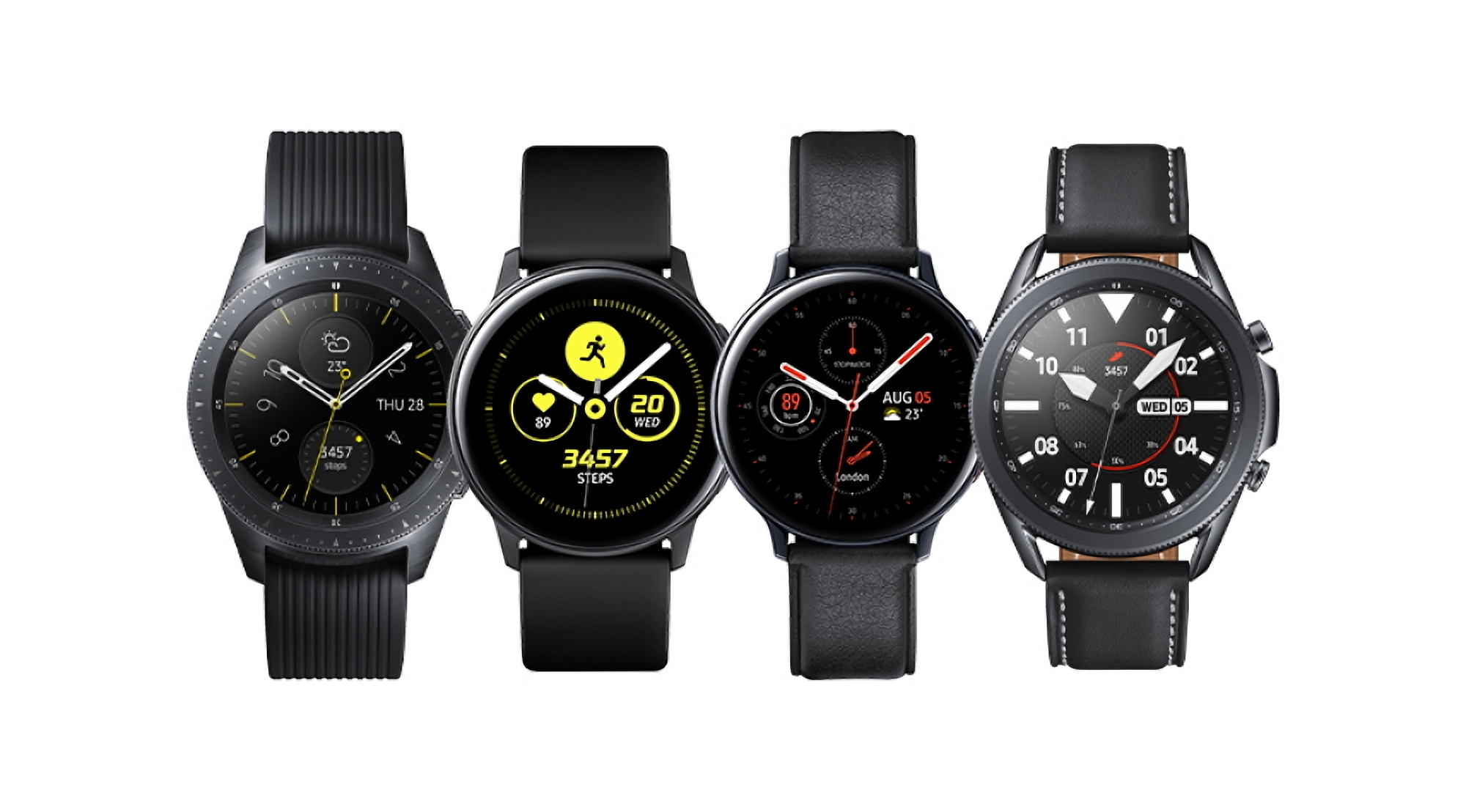 Les montres intelligentes originales Samsung Galaxy Watch et Galaxy Watch Active commencent à recevoir une nouvelle mise à jour logicielle