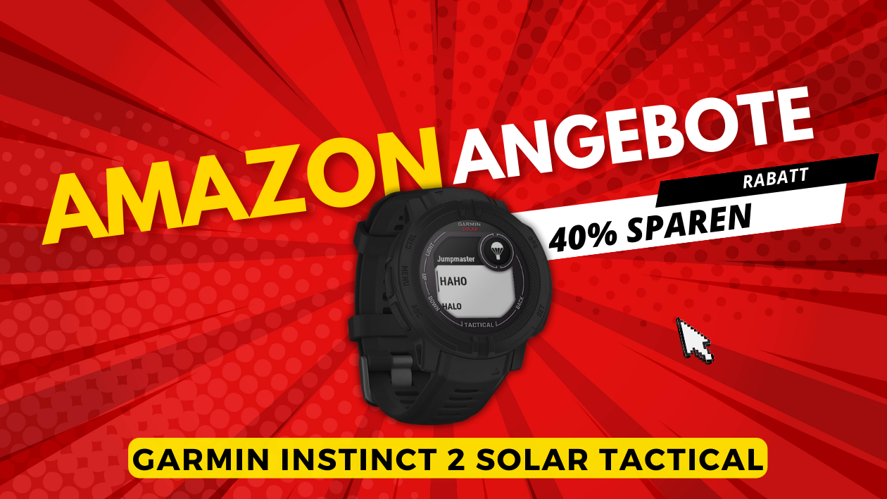 Jetzt sparen: Großer Rabatt auf Garmin Instinct 2 Solar