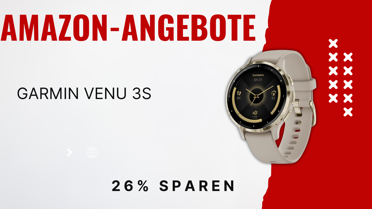 Garmin Venu 3S Smartwatch – Spare jetzt 130€ beim Kauf!