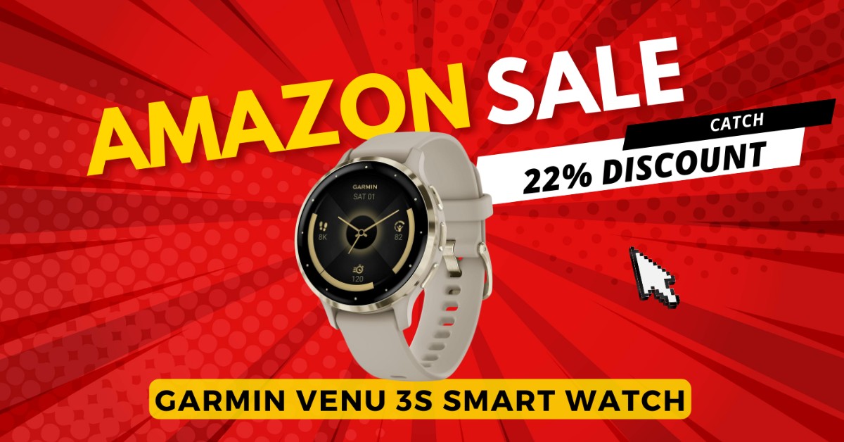 Garmin Venu 3S Smart Watch - $100 Discount! Don't miss it!