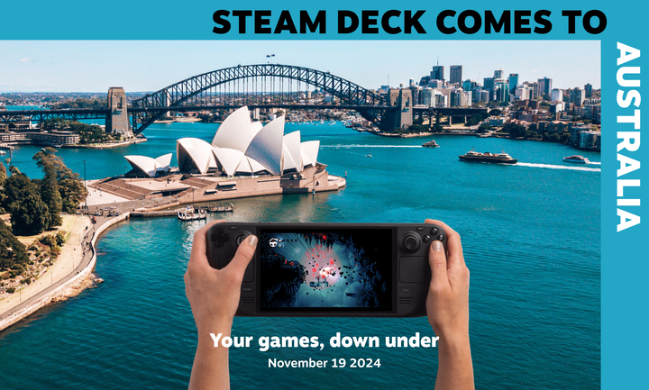 Portable debut on the continent: Steam Deck in Australia will be available from 19 November