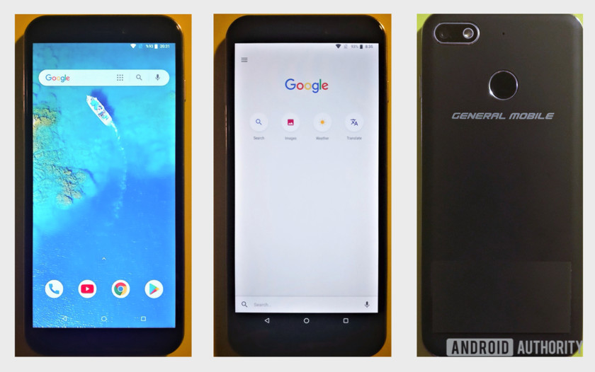 General Mobile 8 Go: smartphone of the Turkish manufacturer on Android Go