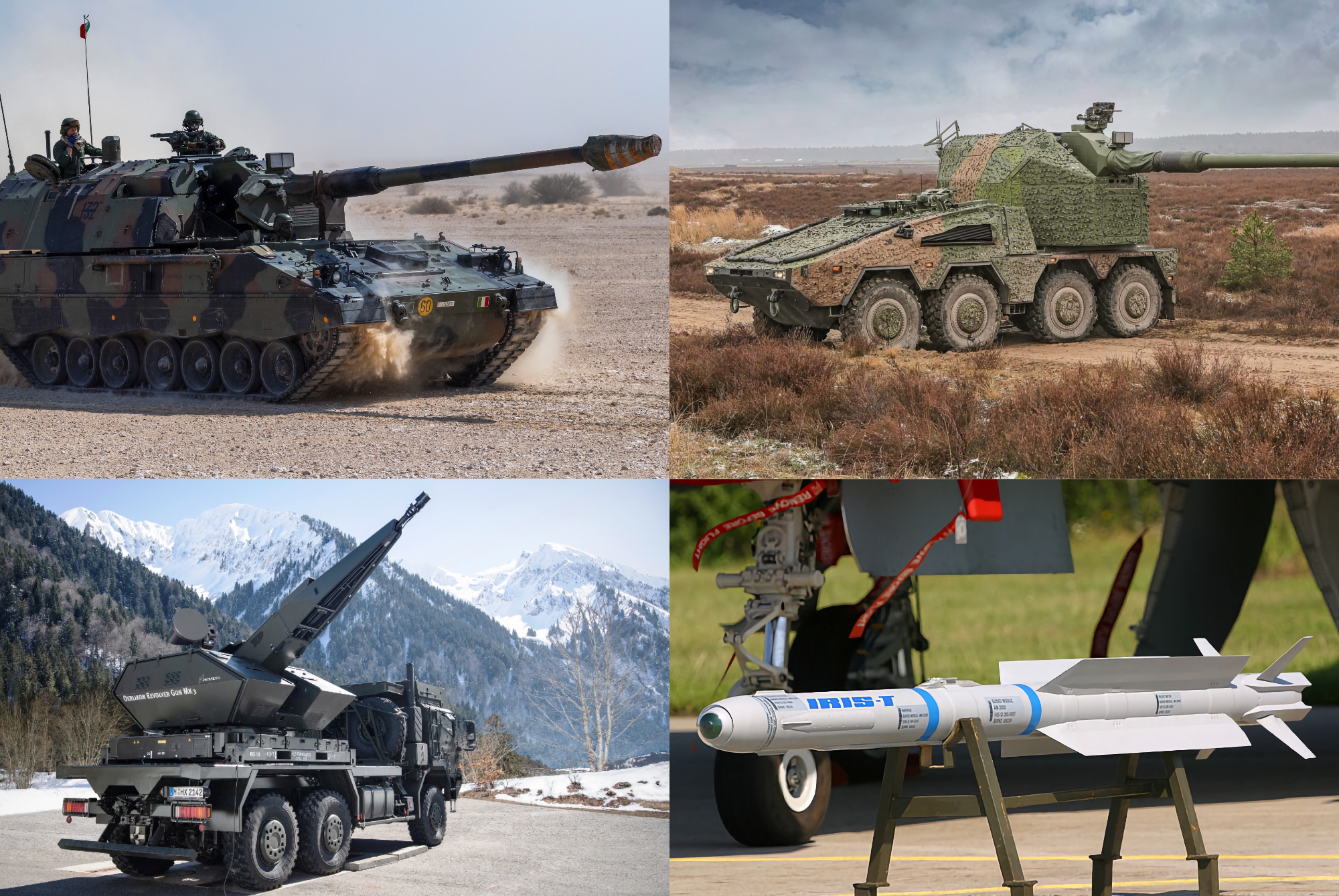 36 артилерійських систем PzH 2000, RCH 155, 100 ракет для IRIS-T і 2 зенітні системи Skynex: Німеччина розкрила подробиці нового пакета військової допомоги для ЗСУ на 1.1 млрд євро