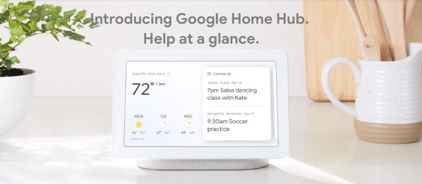 Google Home Hub: смарт-дисплей от Google с ценником $149 