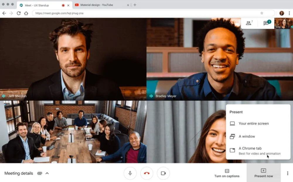 Google Meet can now transcribe and record meetings by default