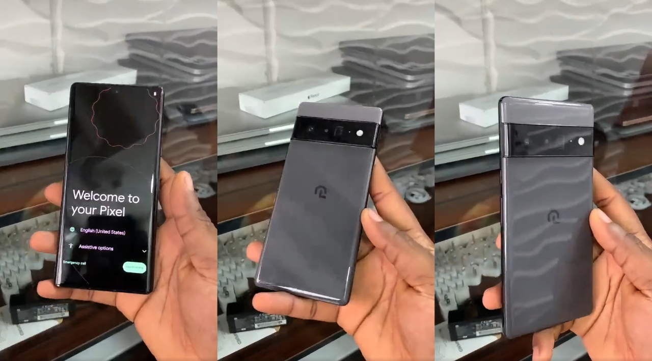 Google Pixel 6 Pro is "spotted" in the video, you can see the novelty from all sides