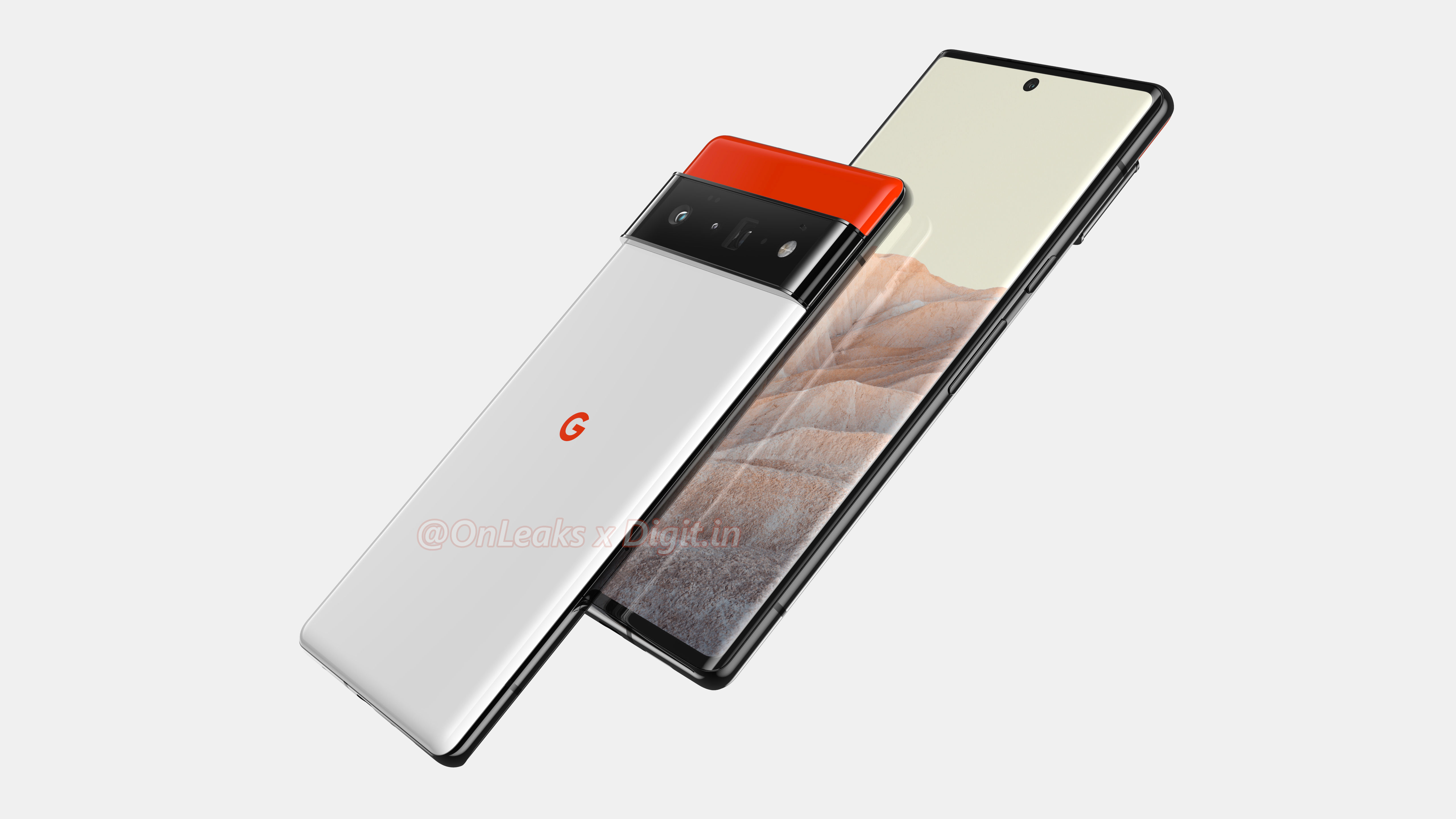 New renders of Google Pixel 6 Pro appeared on the network: display with small curves and triple camera with periscope
