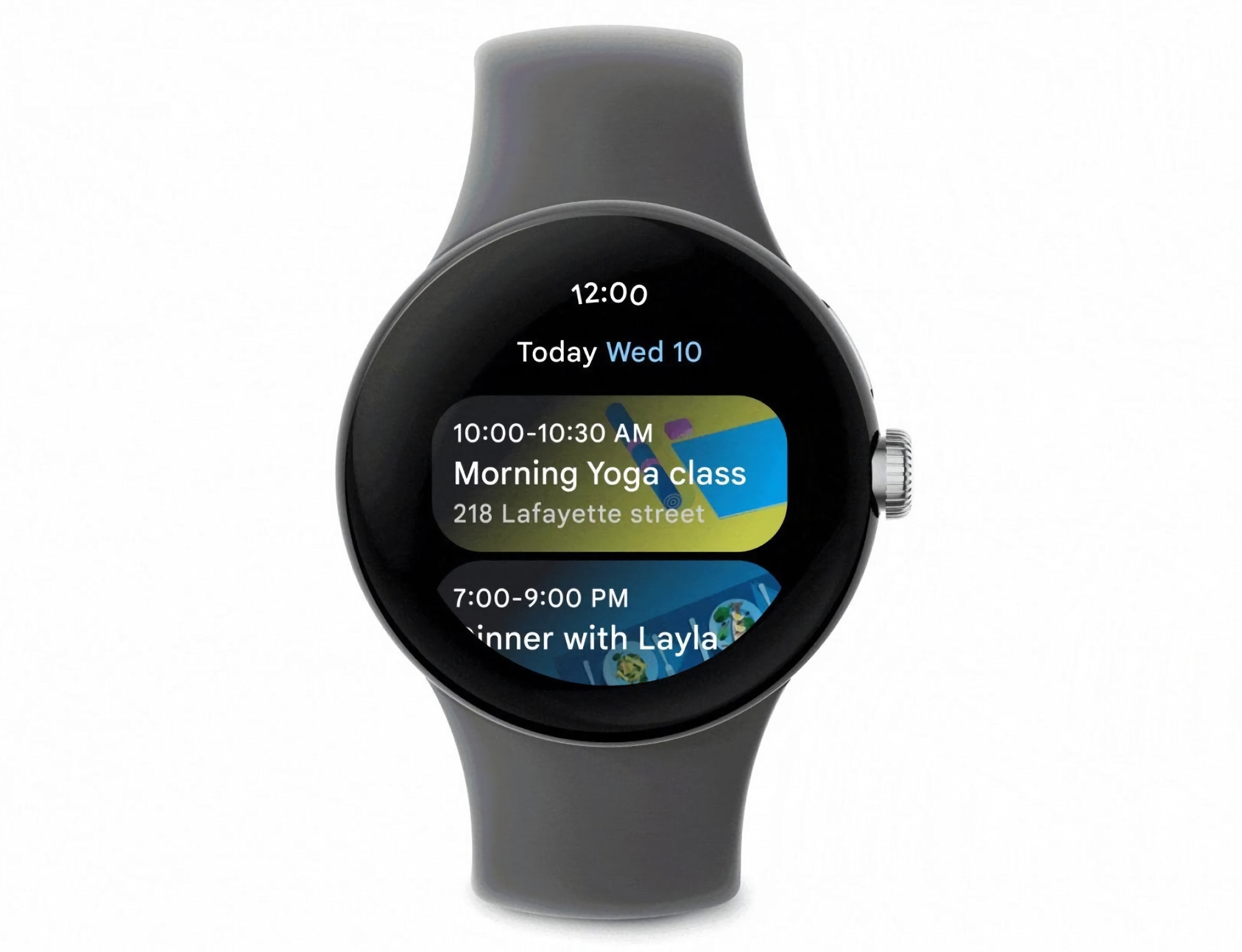 Les utilisateurs de la smartwatch Wear OS bénéficient de l'application Google Calendar