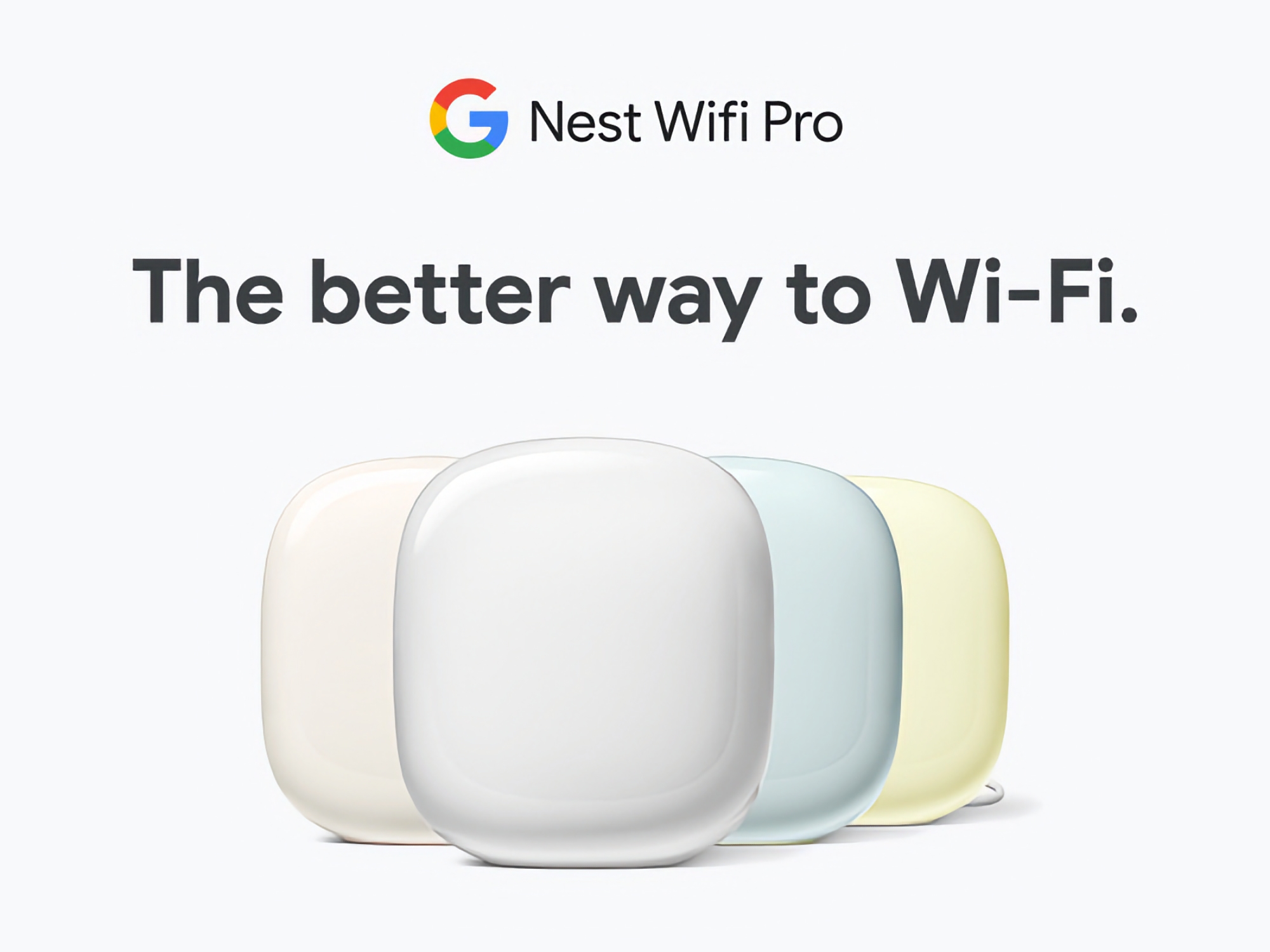 Google Nest WiFi Pro with tri-band and Wi-Fi 6E available on