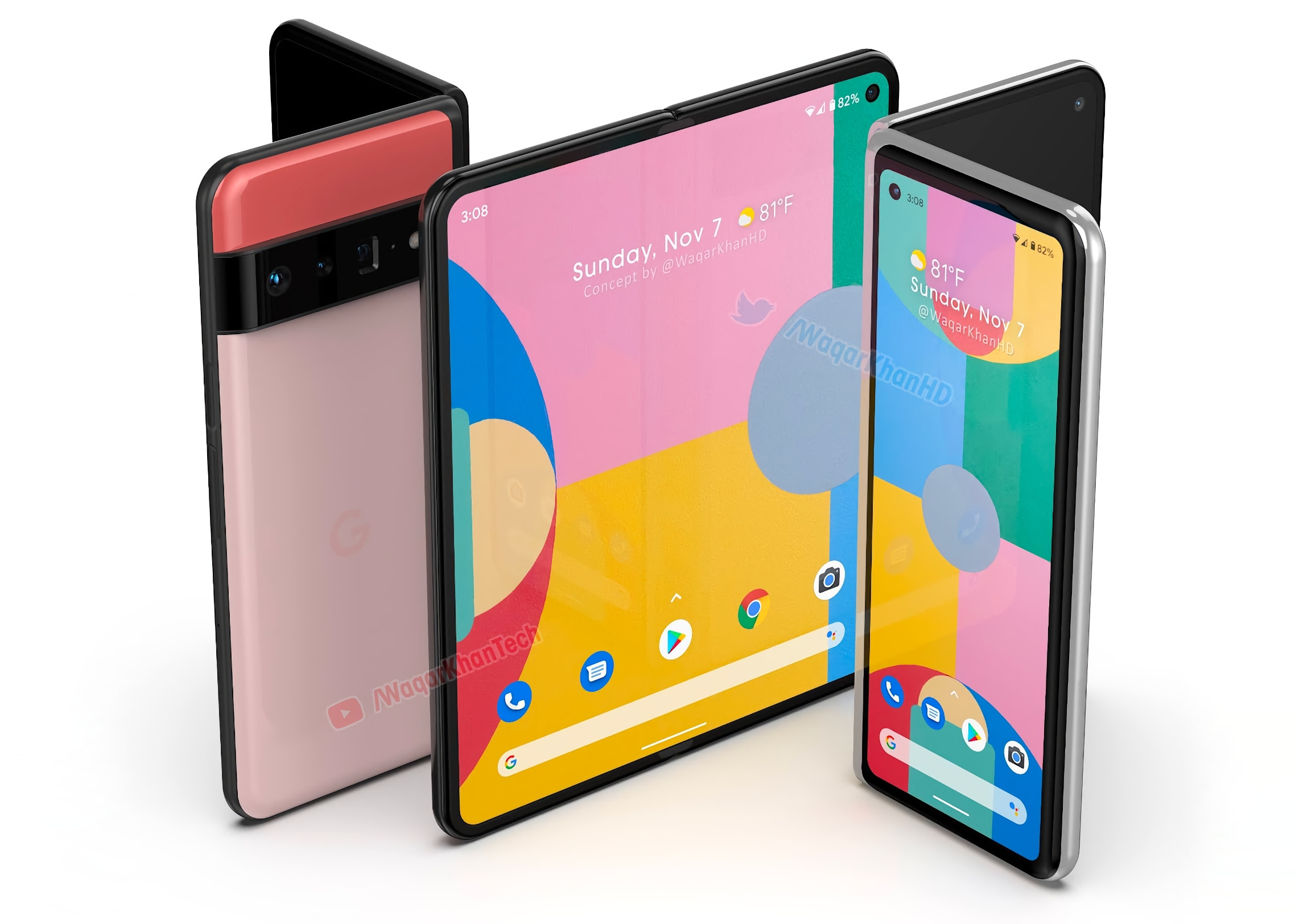 Rumor: Gli smartphone pieghevoli Pixel Notepad e Pixel Tablet di Google avranno scanner di impronte digitali laterali