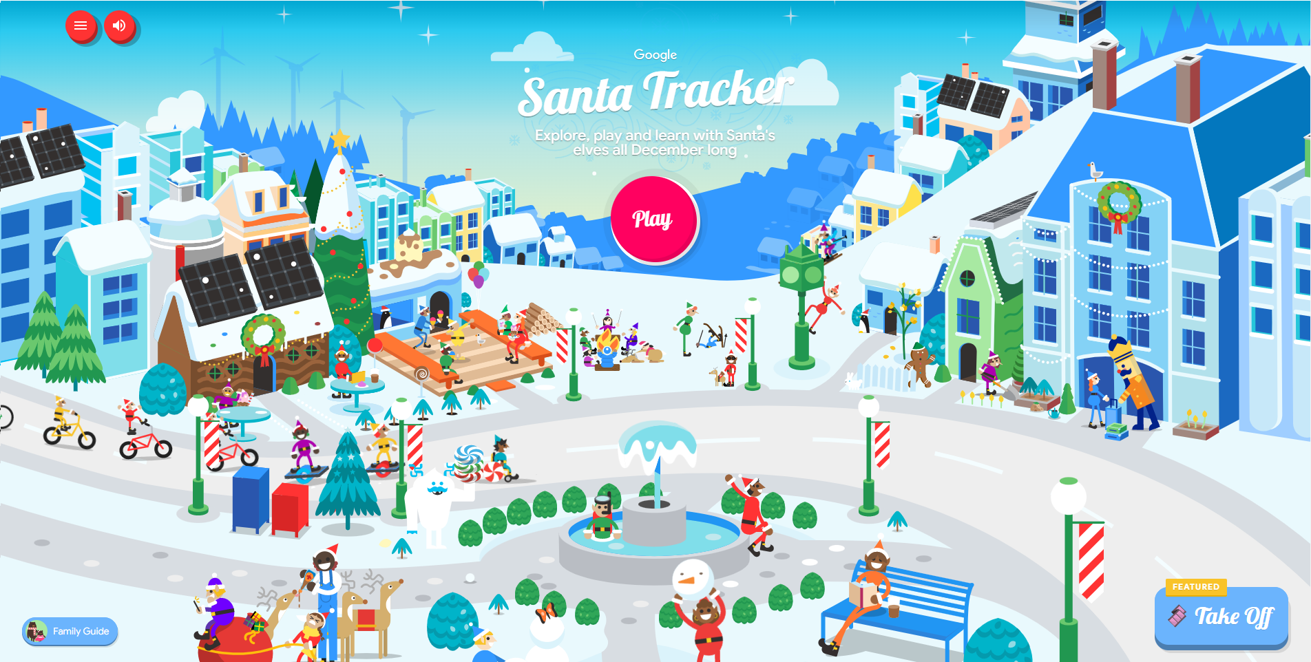 ¿Dónde está Papá Noel? Google ha lanzado un servicio de seguimiento de Papá Noel en tiempo real