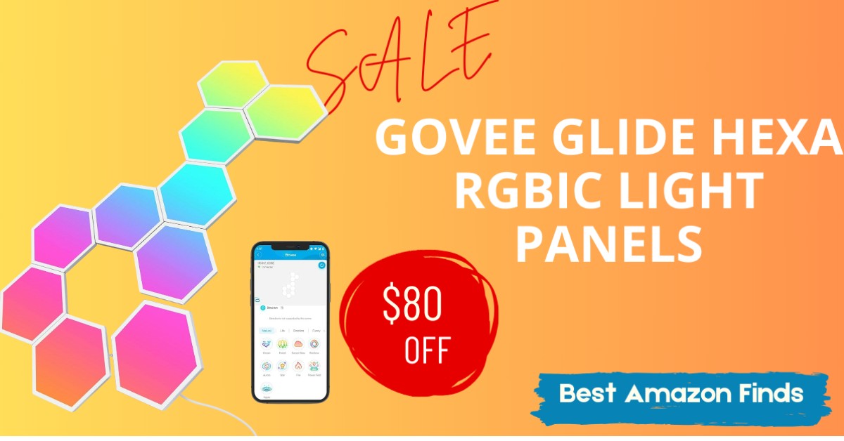  Govee Glide Hexa RGBIC Light Panels - Limited $80 Discount!