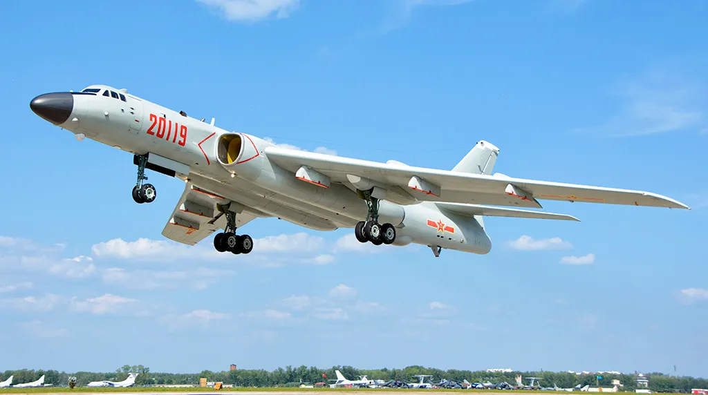 China sends record number of H-6 nuclear bombers to Taiwan's air defense identification zone