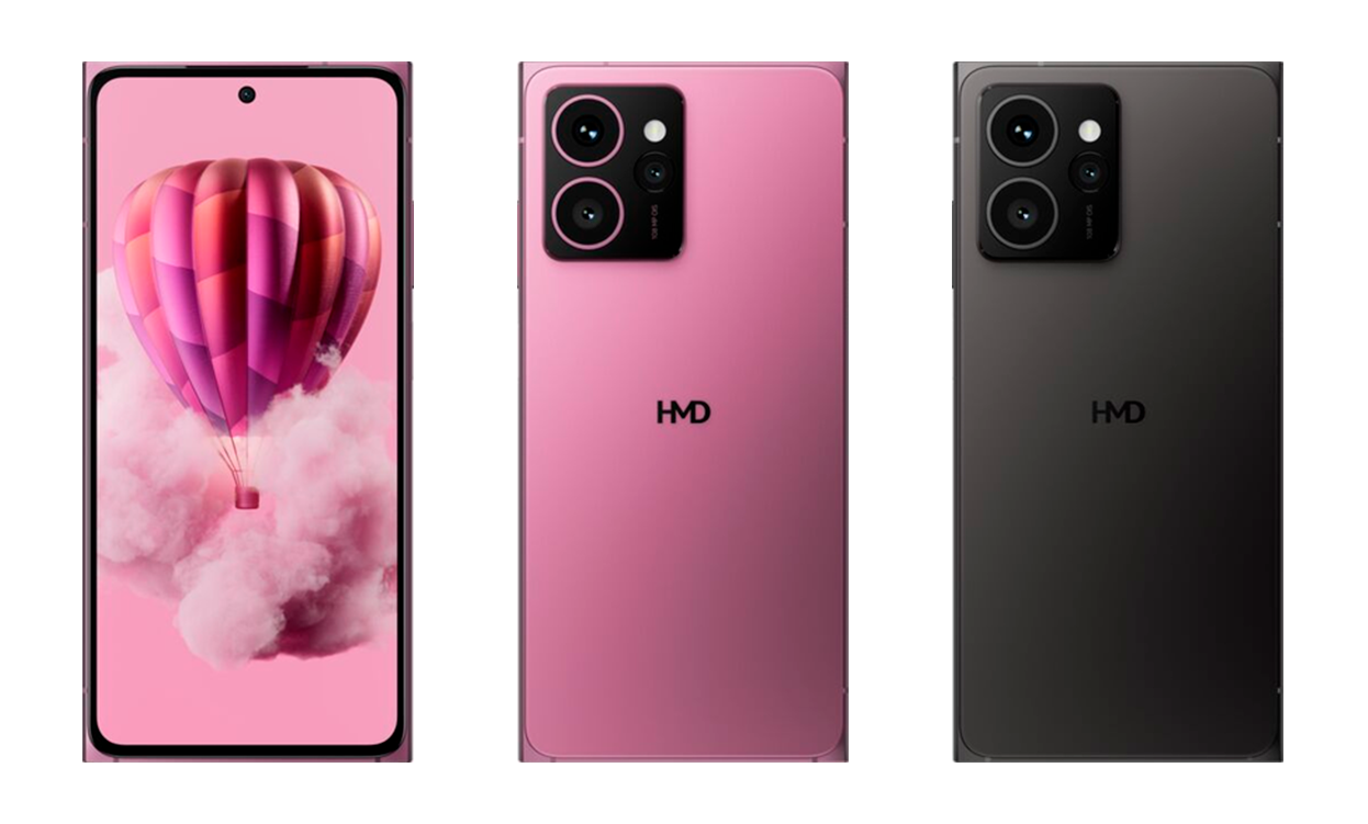 HMD Skyline has appeared in renders in pink and black colours