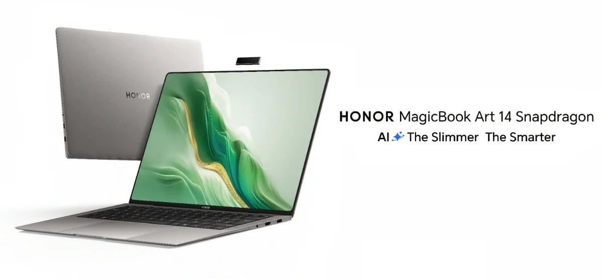 Honor lanza el portátil MagicBook Art 14 con Snapdragon X Elite, pantalla OLED y Wi-Fi 7