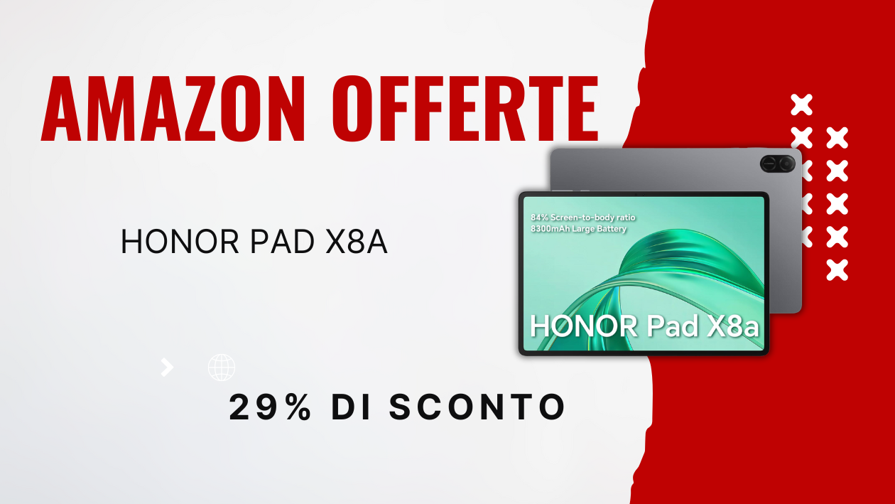 HONOR Pad X8a Tablet – Sconto Eccezionale di 50€!