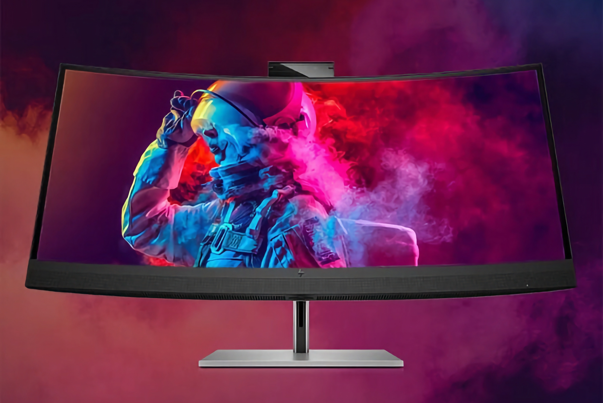 HP has revealed a 34-inch curved monitor with a 5 MP pop-up camera and support for Power Delivery up to 100W