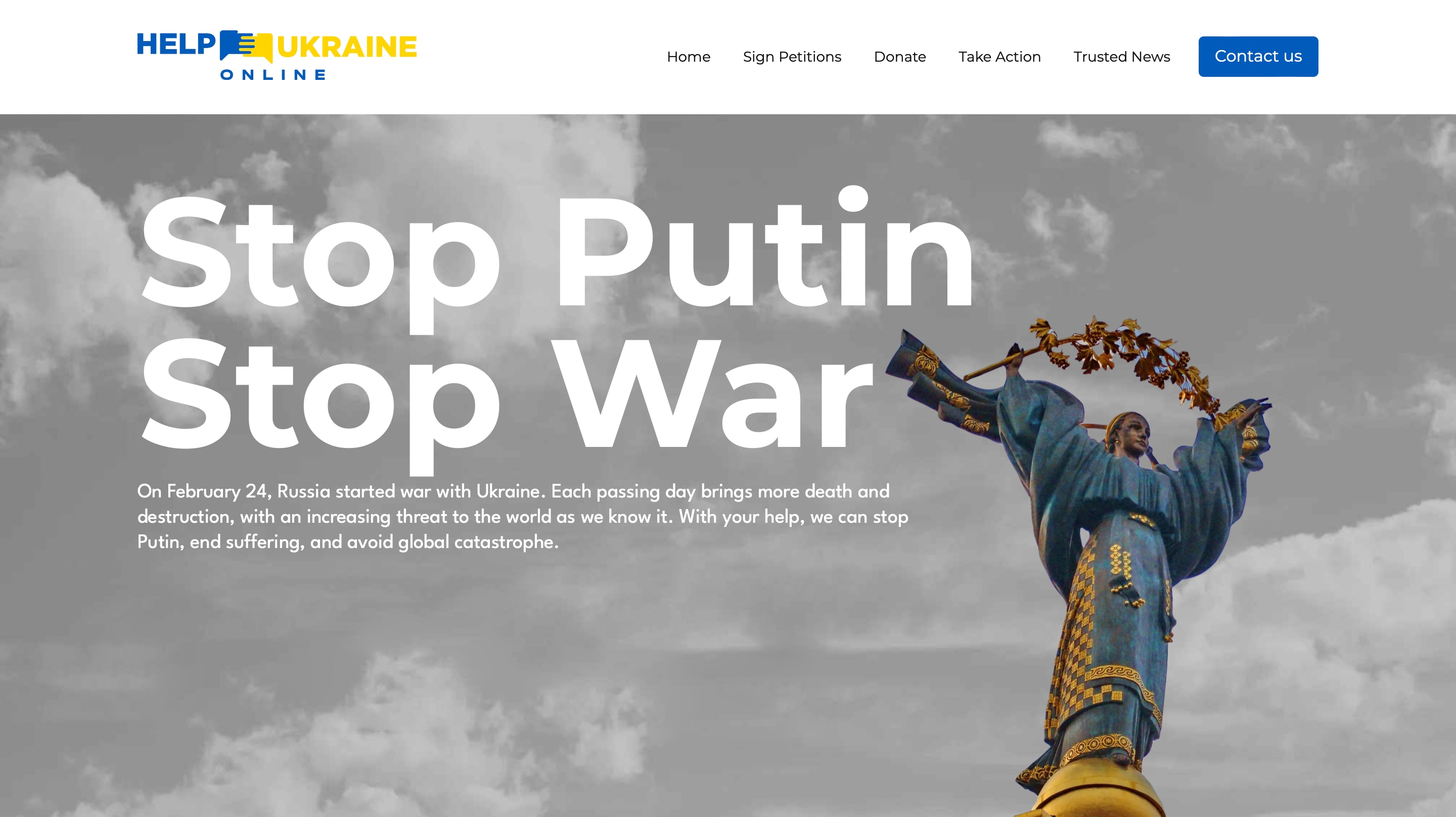 Help Ukraine Online: сайт для иностранцев, которые хотят помочь Украине во время войны