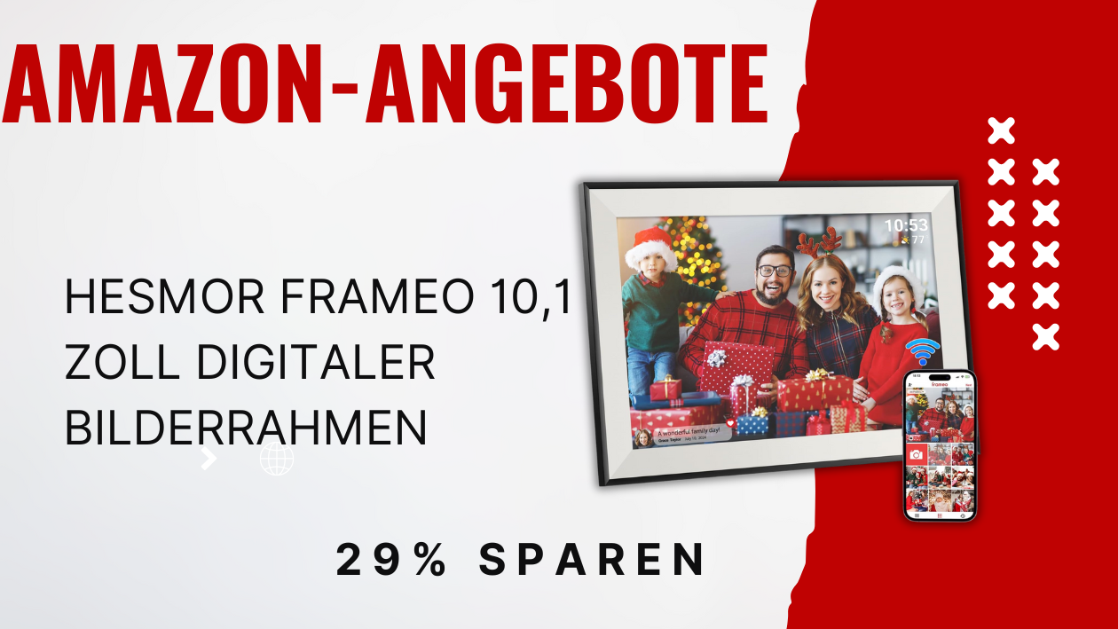 Neues Schnäppchen-Alarm: Hesmor Frameo 10,1 jetzt mit Rabatt!