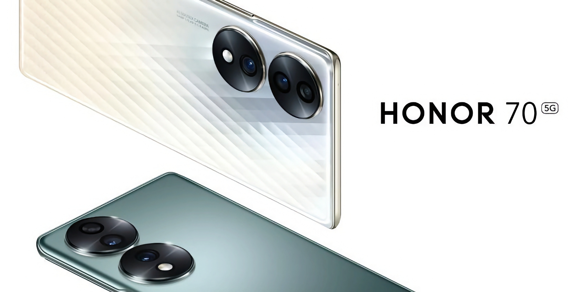 Le Honor 70, équipé d'une puce Snapdragon 778G+, d'un écran AMOLED 120Hz et d'un appareil photo de 54 MP, est disponible au prix de 399 euros (50 euros de réduction)