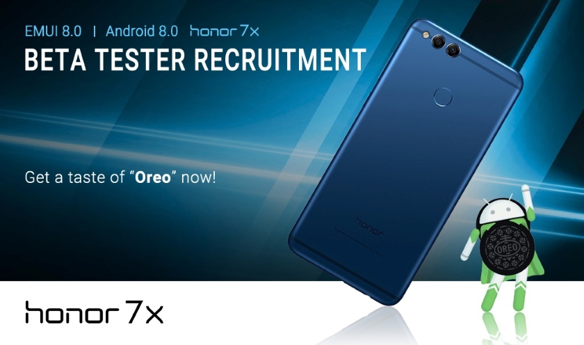 Huawei wydała wersję beta Android 8.0 Oreo o honor 7X