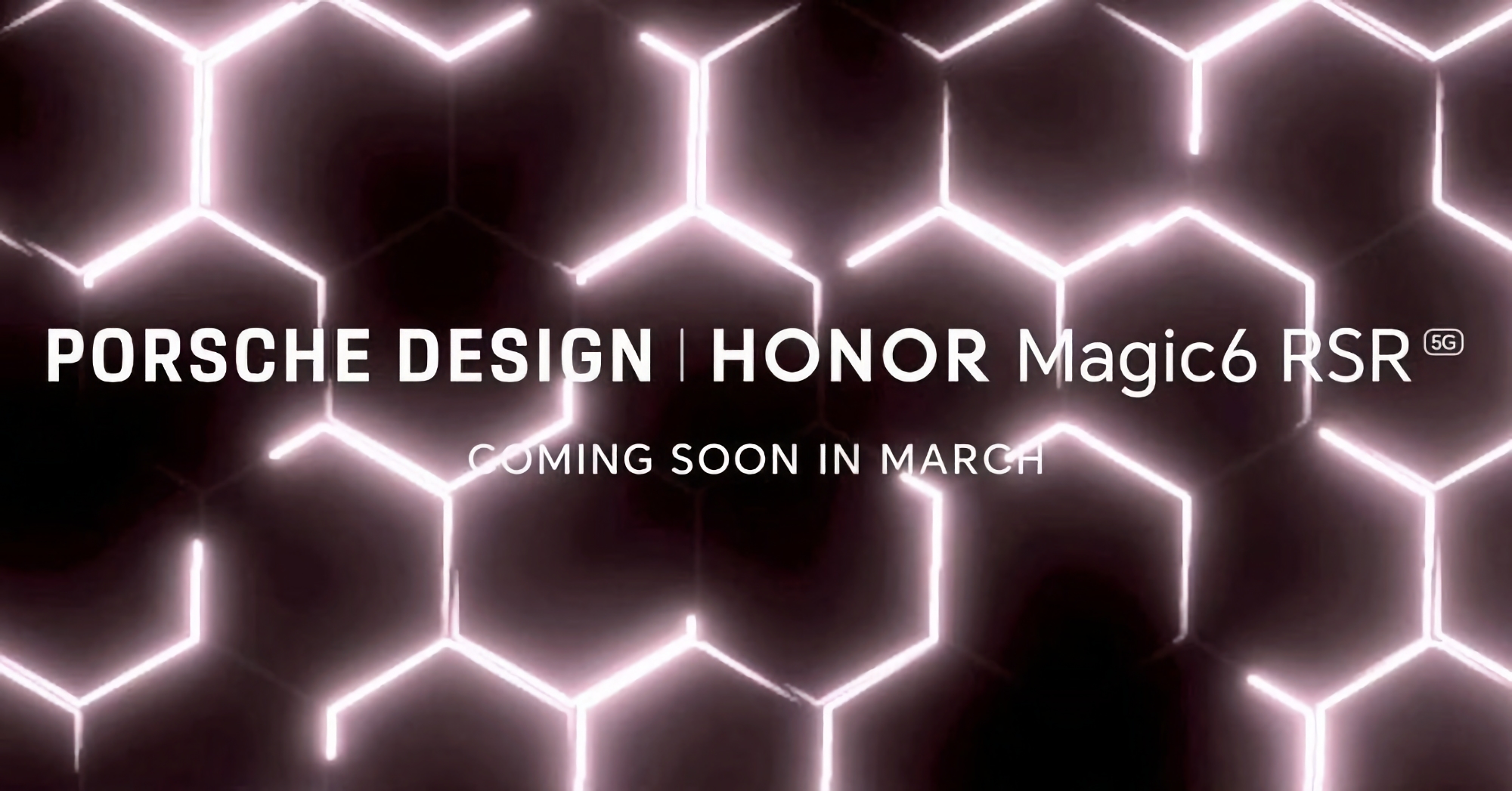 Honor will unveil Magic 6 RSR Porsche Design in March