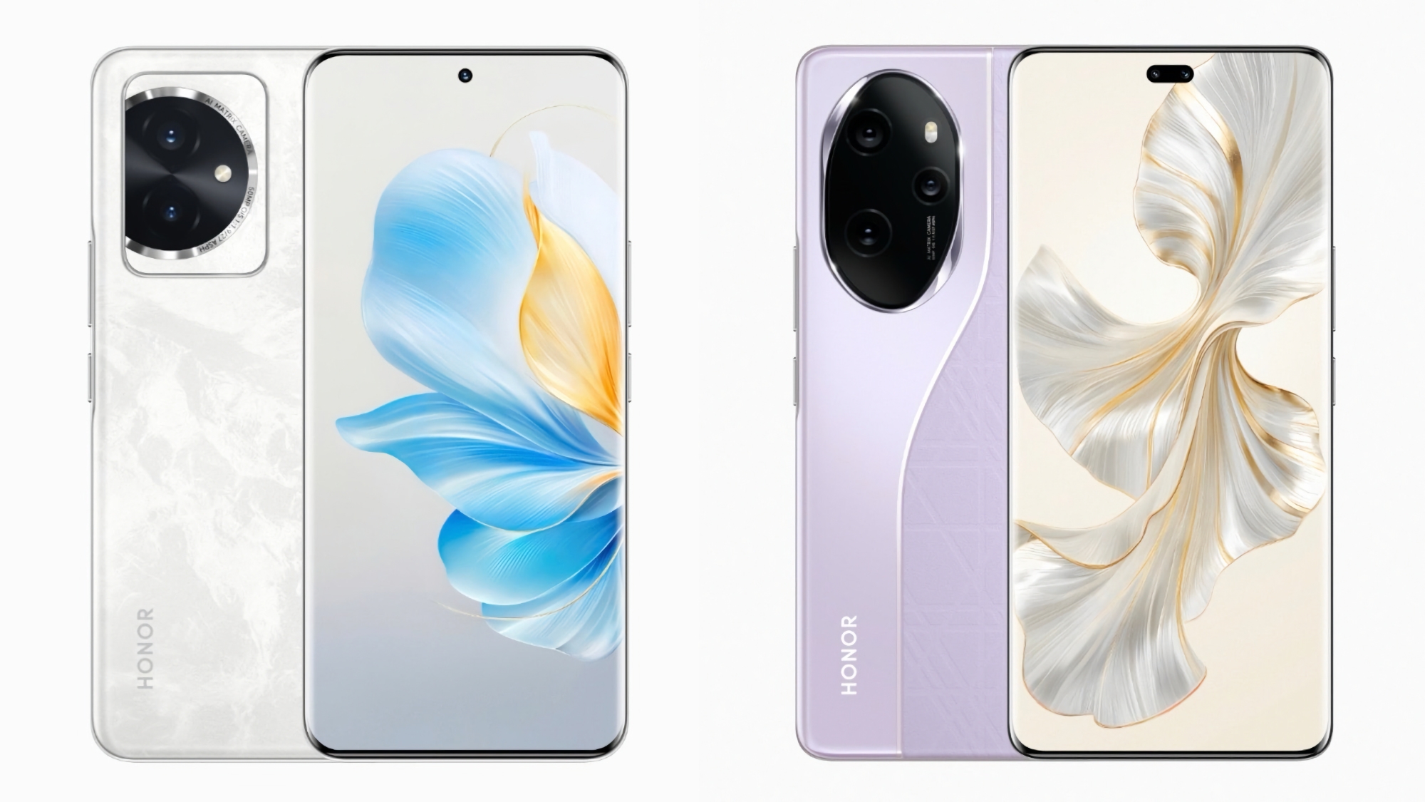 Two colours, curved displays and cameras with unusual design: renders of Honor 100 and Honor 100 Pro have appeared online