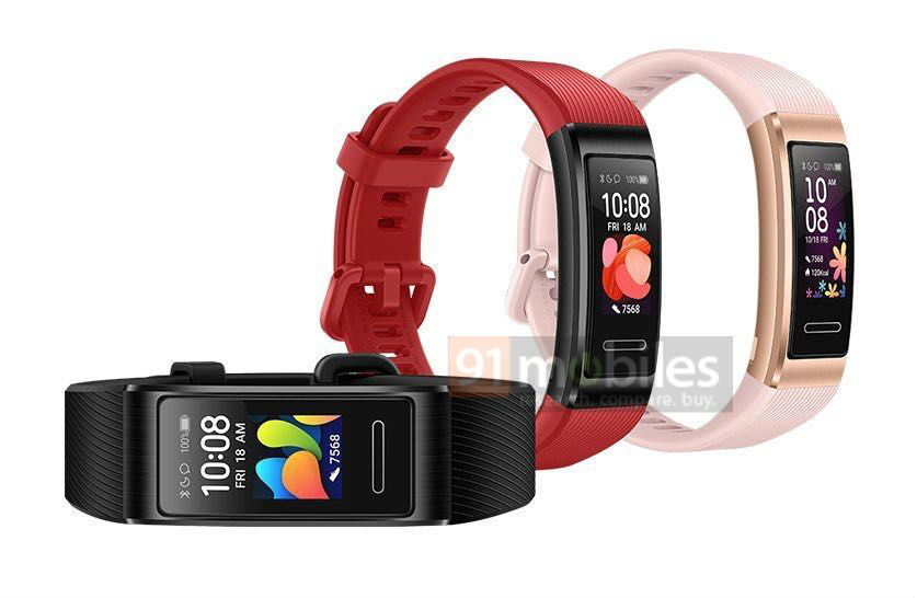Huawei przygotowuje kolejną fitnesową bransoletkę Band 4 Pro: nowe obrazy i kolory