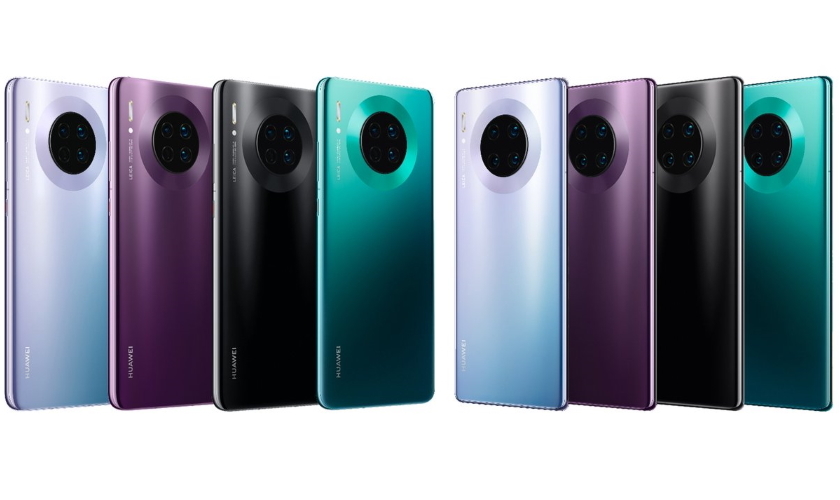 Huawei Mate 30 и Mate 30 Pro появились на новом изображении в четырёх расцветках