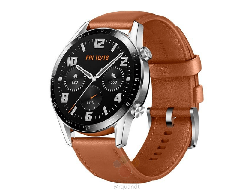 Huawei przygotowuje inteligentny zegarek Watch GT2: cieńszą ramkę, większy wyświetlacz i większą baterię
