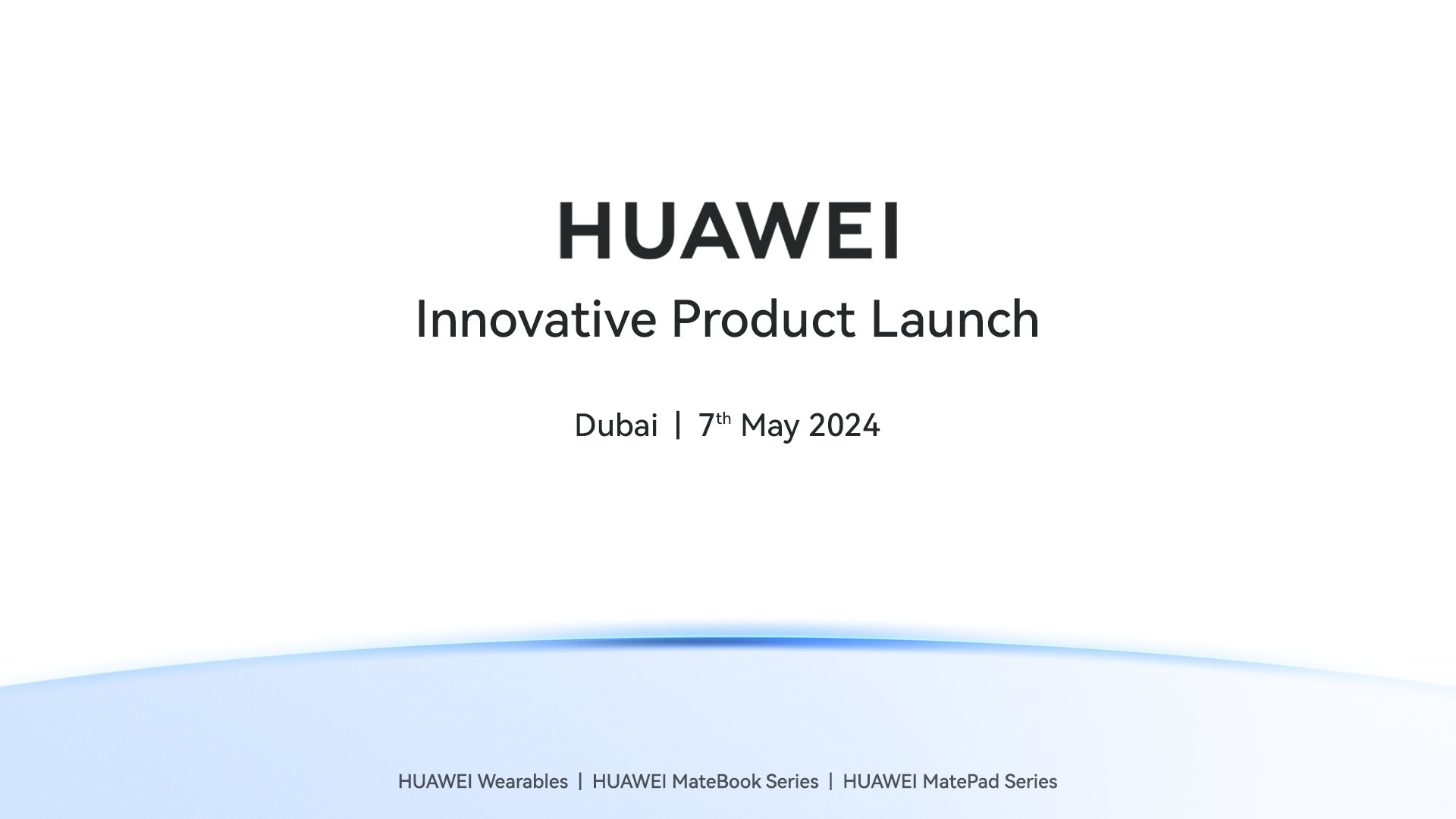 Huawei terrà una presentazione globale il 7 maggio, in attesa dell'uscita del Watch Fit 3, del MateBook X Pro 2024 e della nuova serie di MatePad.