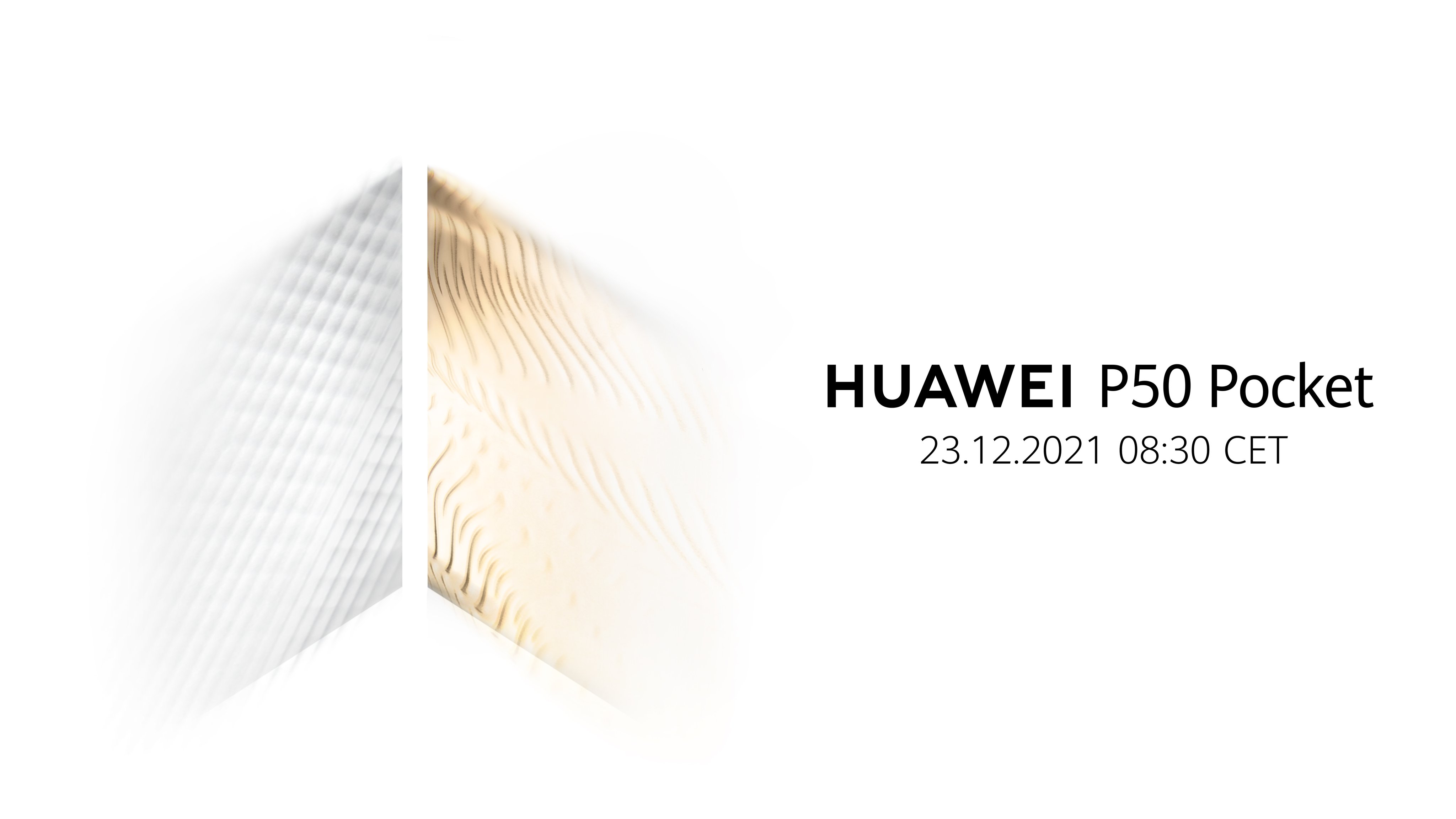 Oficial: el nuevo teléfono inteligente plegable de Huawei se llamará P50 Pocket y se presentará el 23 de diciembre