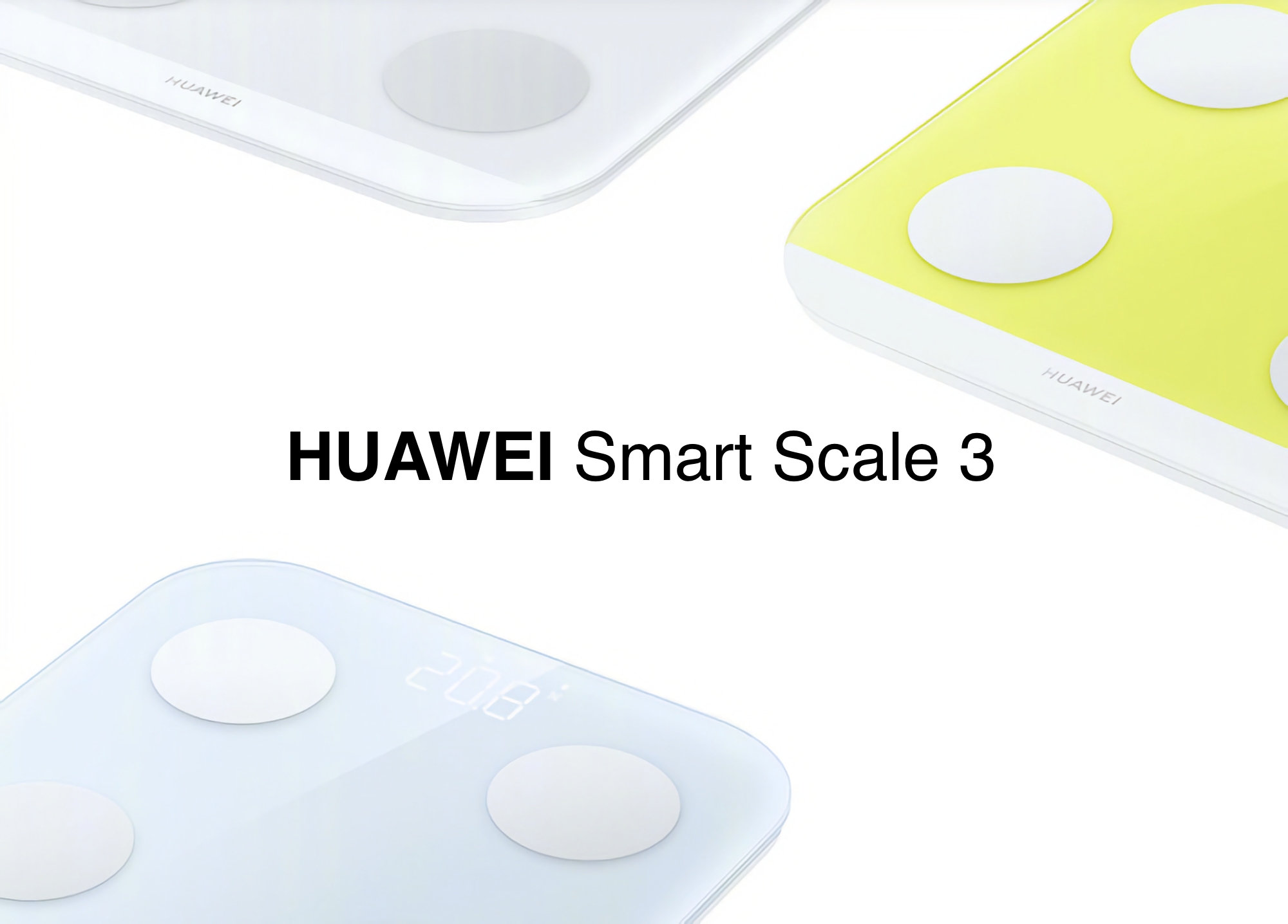 Huawei presentó una versión Bluetooth de la Smart Scale 3, el precio es menos de $ 20