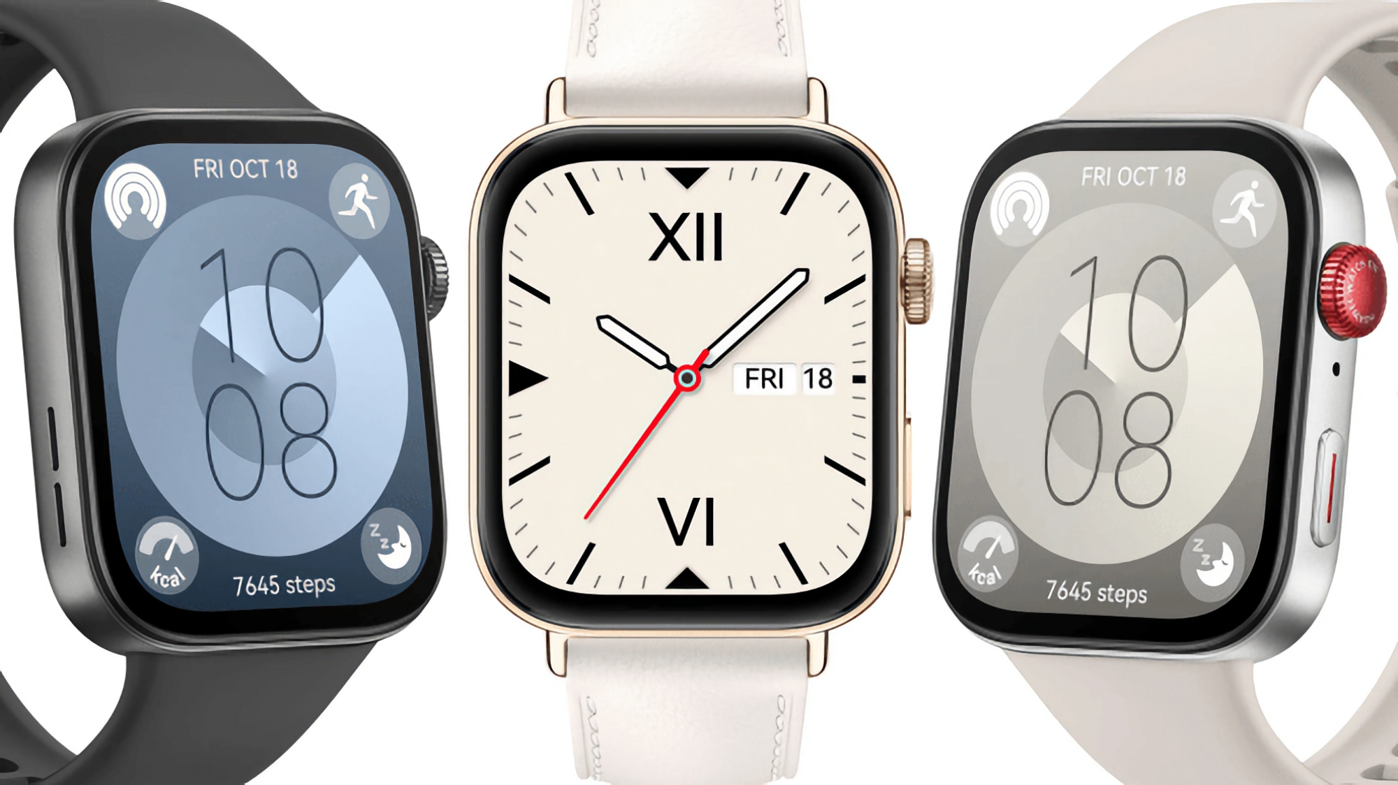 Три цвета, дизайн в стиле Apple Watch, автономность до 10 дней и цена от 159 евро: инсайдер раскрыл все подробности про Huawei Watch Fit 3