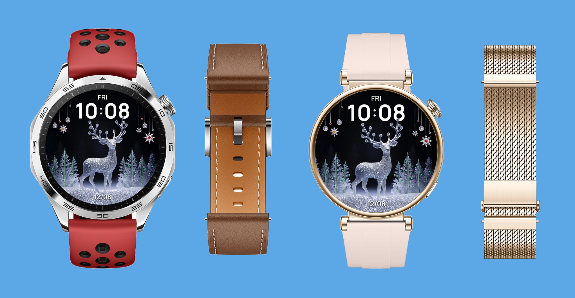 Die Huawei Watch GT 4 Christmas Edition hat ihr Debüt in Europa gegeben
