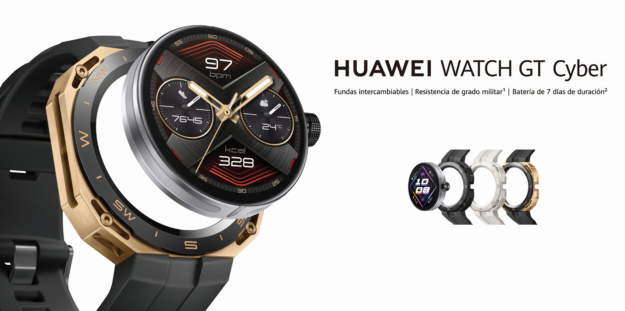 La Huawei Watch GT Cyber, smartwatch à cadran amovible, a fait ses débuts en dehors de la Chine.