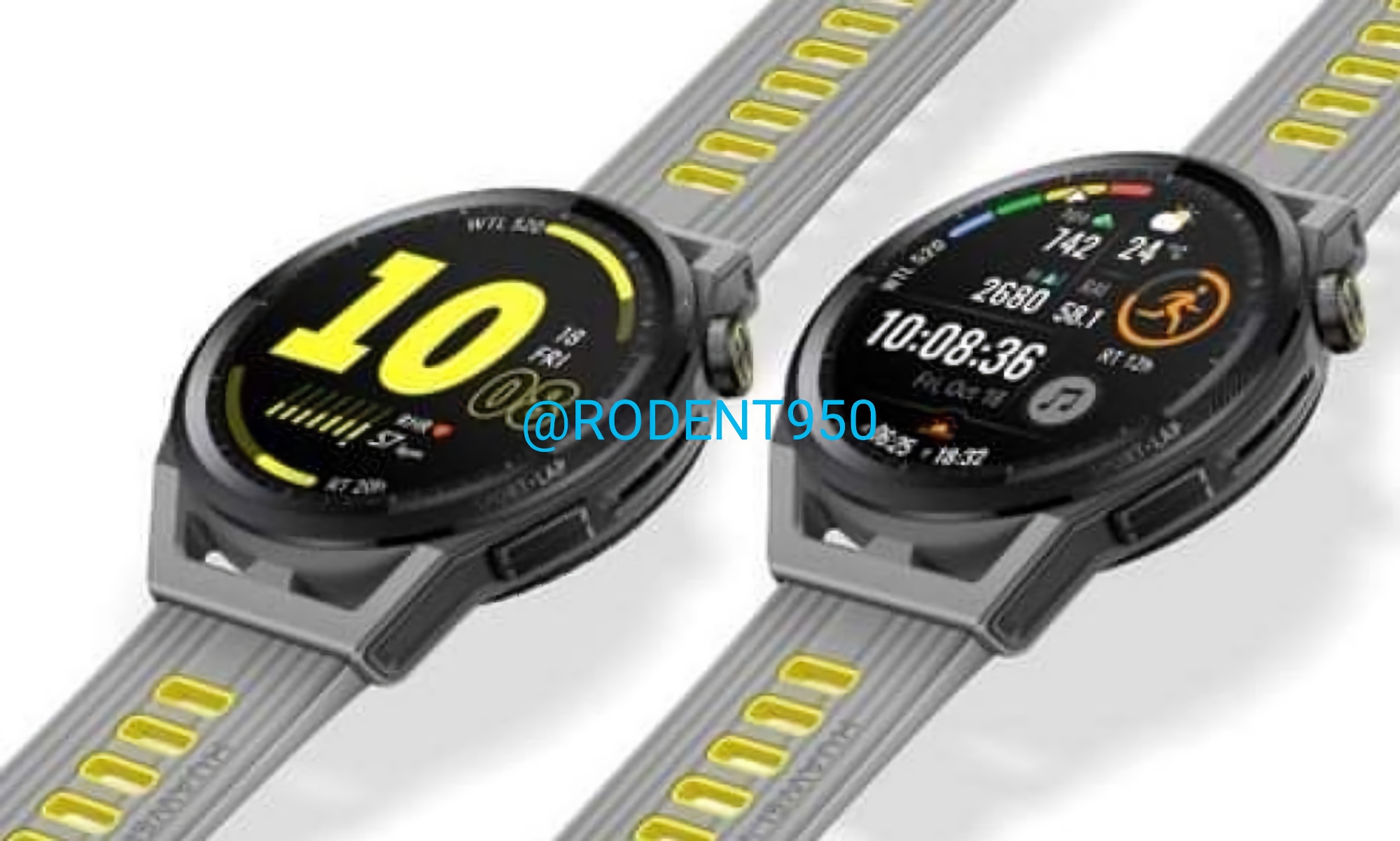 This is what the Huawei Watch GT Runner - a smart watch for runners with an advanced GPS sensor - will look like