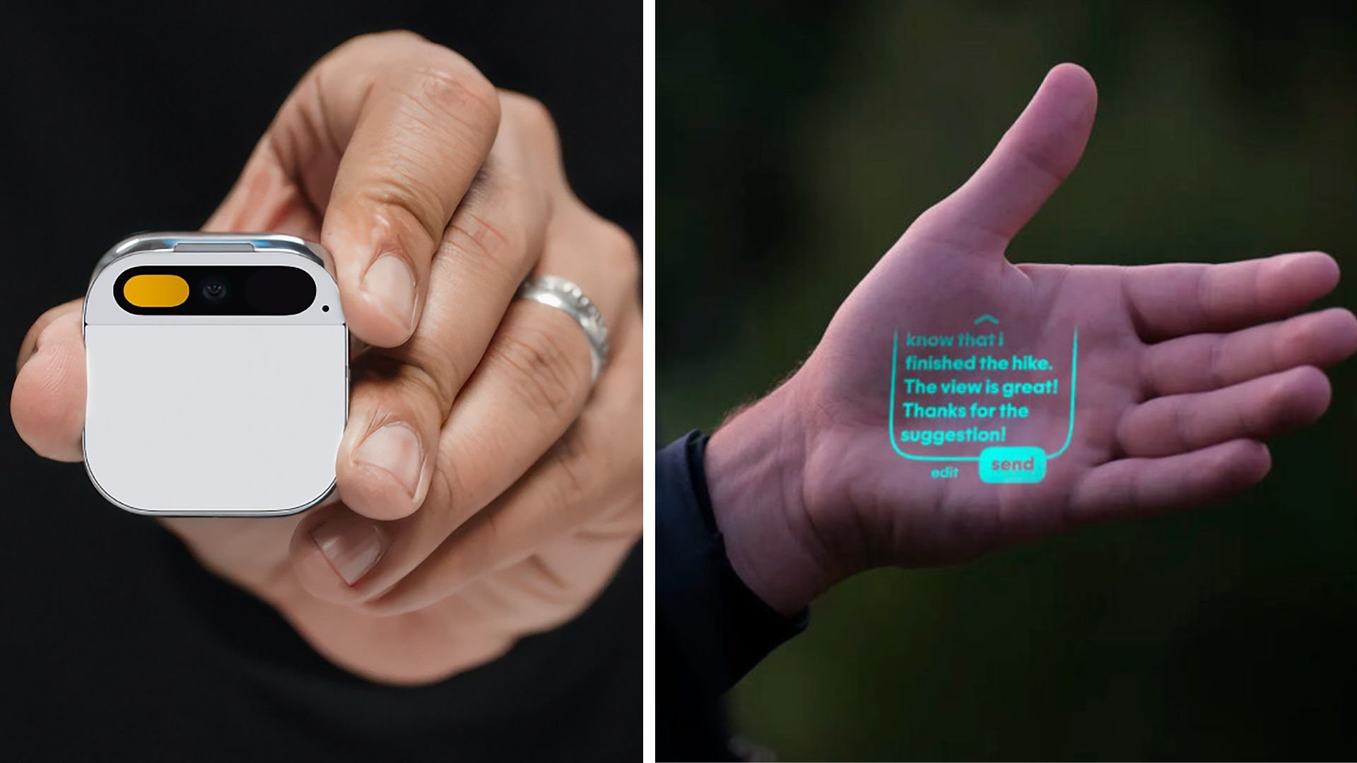 C'est officiel : les livraisons du "smartphone sans écran" Humane AI Pin débuteront en mars 2024.