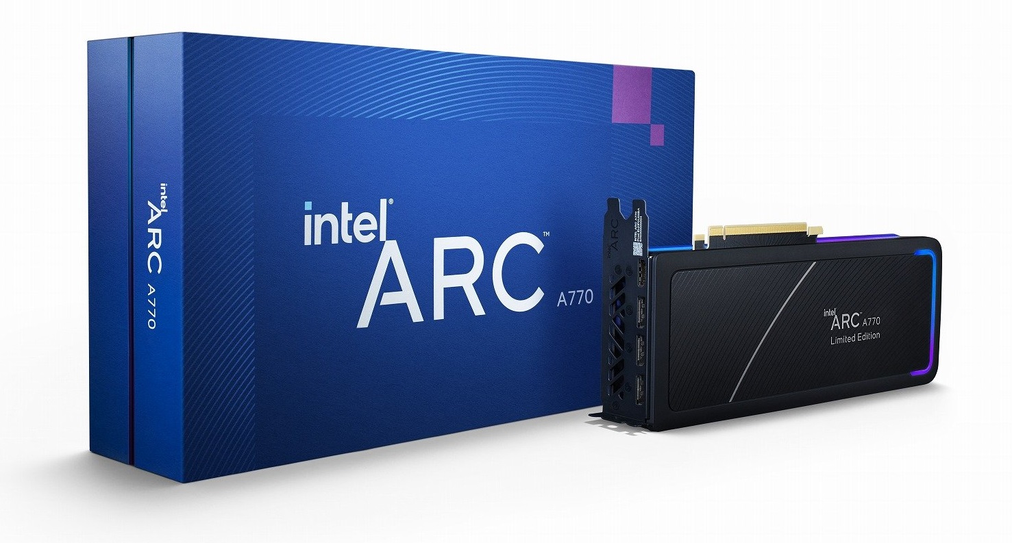 Intel ha presentato la scheda grafica Arc A770, un concorrente di GeForce RTX 3060 e Radeon RX 6600 XT a 300-330 dollari.
