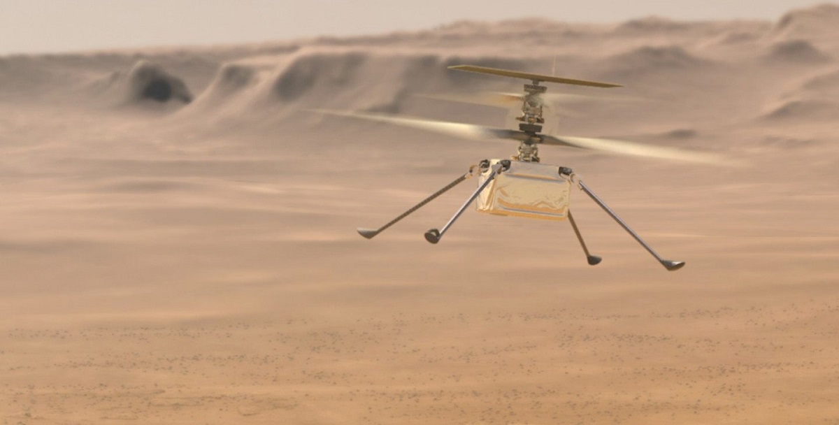 Ingenuity climbed to a record altitude during its 59th flight over the surface of Mars