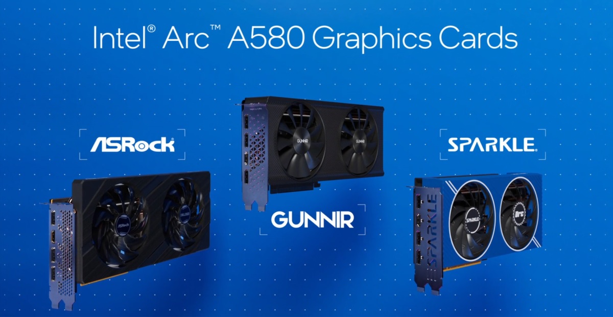 Intel har lansert Arc A580-grafikkortet til 179 dollar for FHD-spill 397 dager etter at det ble presentert