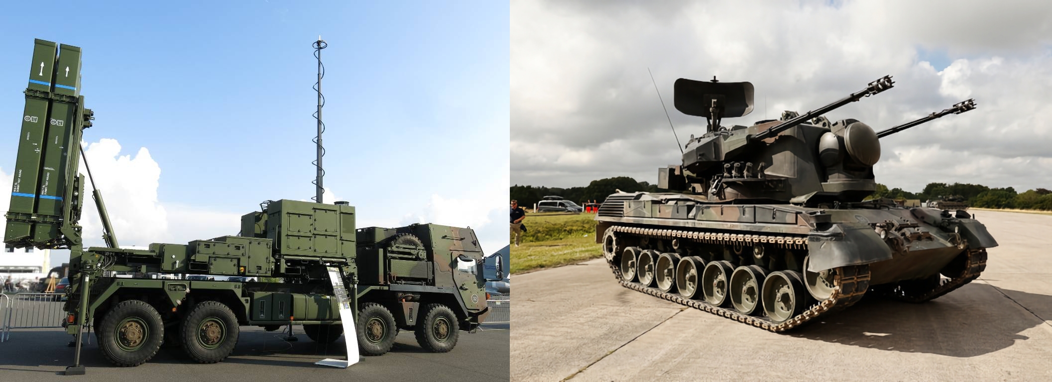 Німеччина найближчим часом передасть Україні додаткові системи ППО IRIS-T і зенітні танки Gepard