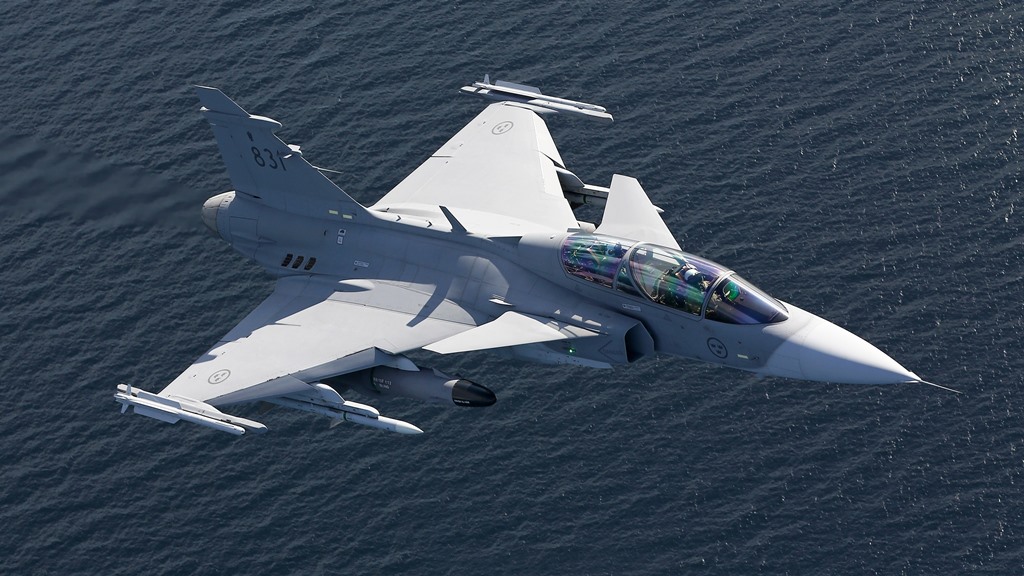 Saab a reçu un contrat de 337 millions de dollars pour moderniser les chasseurs Gripen JAS 39.