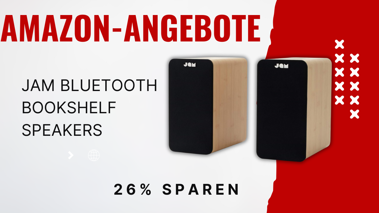 Spare jetzt: JAM Bluetooth Bookshelf Speakers im Sonderangebot!