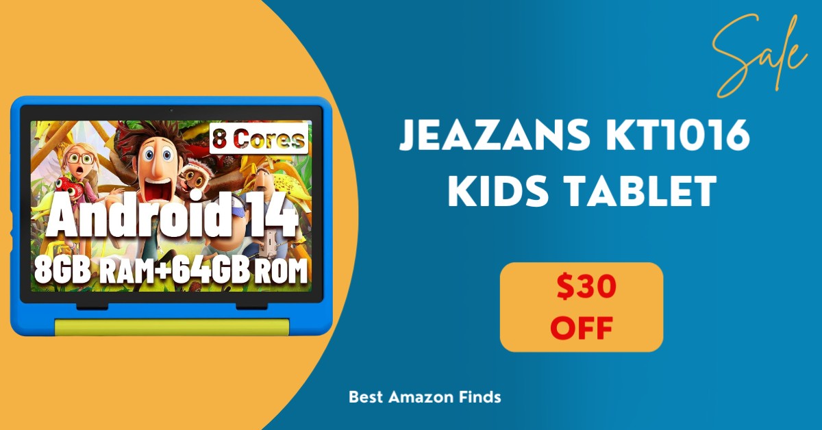 Jeazans KT1016 Kids Tablet - $30 Limited Discount!