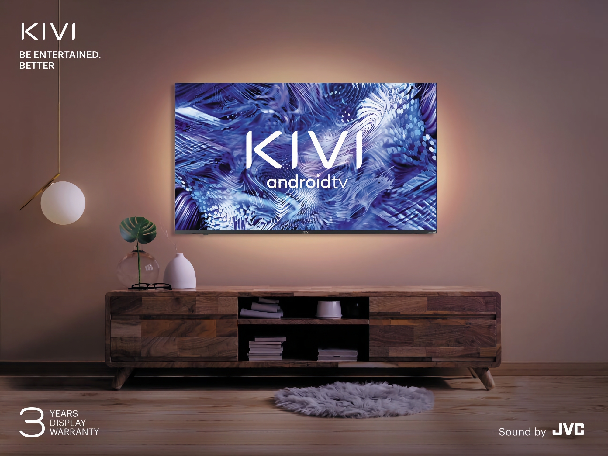 KIVI презентувала в Україні нову лінійку смарт-телевізорів з екранами від 24" до 65", Android TV 11, ігровим режимом, вбудованим сервісом Boosteroid та ціною від 5299 до 29 999 грн