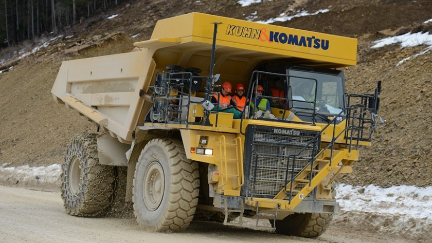 Suiza trabaja en un camión volquete eléctrico de 45 toneladas