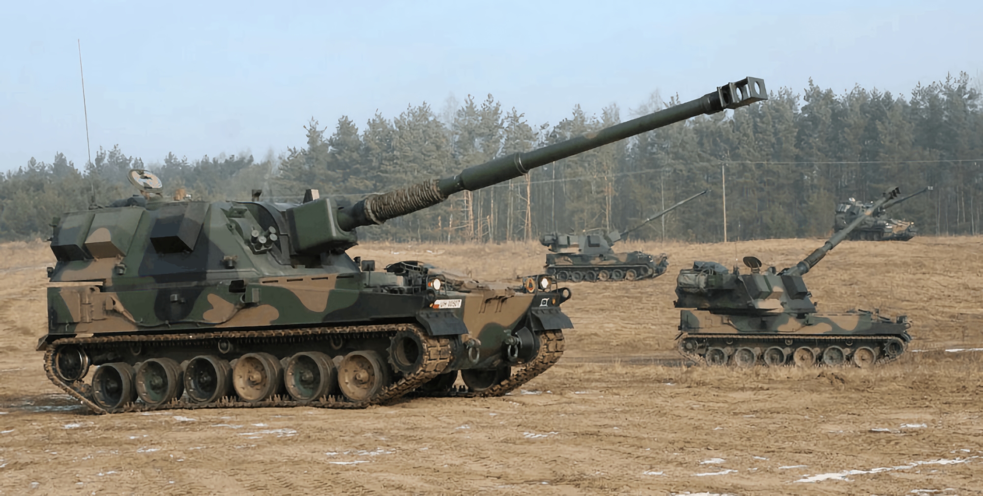 AFU uses Krab SAU with modern 155-mm shells, which can shoot up to 31 km