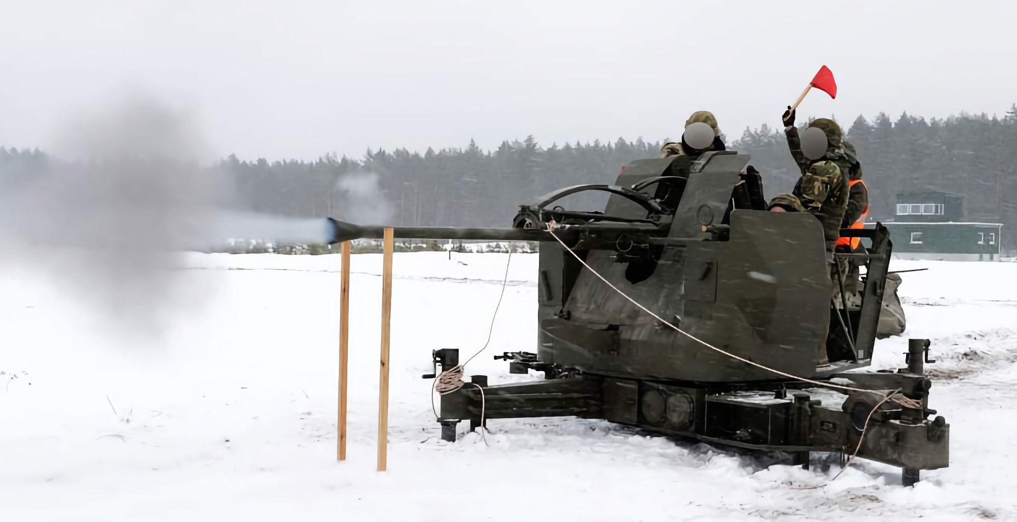Die Ukraine erhält eine Ladung schwedischer L-70-Flugabwehrkanonen, die Luftziele in einer Entfernung von bis zu 12,5 km zerstören können